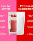 The Bomb Co Blender Bomb The OG Superfood Smoothie Mix with Chia Seeds Hemp Seeds Flax Seeds Sea Salt  Amino Acids for Gut Health Gluten Free High Fiber 10 Servings