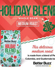 Holiday Bean Blend Medium Roast Whole Bean Coffee 12oz