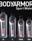 BODYARMOR SportWater Alkaline Water Superior Hydration High Alkaline Water pH 9 Electrolytes Perfect for your Active Lifestyle 1 Liter Pack of 12