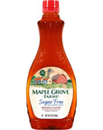 Maple Grove Farms, Syrup, Sugar Free, 24 Ounce