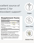 Integrative Therapeutics Buffered Vitamin C Capsules 1,000 mg - Immune Support Supplement* - Antioxidant Support* - Gentle Formula - Gluten Free - 60 Vegan Capsules