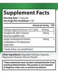 Lower Mainland Health Tongkat Ali (10% Eurycomanone) Fadogia Agrestis & Turkesterone - 750mg Per Capsule (Eq. to 16500mg Raw Herb) Men's Endocrine Health & Performance Supplement, 120 Servings