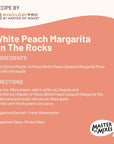 Master of Mixes White Peach Daiquiri  Margarita Drink Mix Ready To Use 1 Liter Bottle 338 Fl Oz Pack of 3