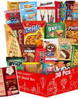 International Snack Box 30 Pcs Premium Foreign Rare Snack Food Gifts with Suprise ItemEuropean Snacks for Adults and Kids for Easter Day