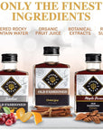 Strongwater Old Fashioned Craft Cocktail Mixer  Makes 36 Cocktails  Handcrafted Old Fashioned Syrup with Maple Pecans  More  Old Fashioned Gift Set Just Mix with Bourbon or Whiskey