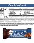 NuGo Dark Chocolate Almond With Sea Salt 12g Vegan Protein 200 Calorie Gluten Free 12 count