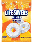 Orange Mint Life Savers  Pack of 2  Refreshing Smiling Sweets  Individually Wrapped Orange Flavored Mints for OntheGo Snacking  Shareable Treats for School or Office