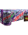 Mountain Dew Purple Thunder Berry Plum  Munchie Box Stash Pack of 12 12 Oz Cans Regular