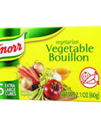 Knorr Cube Bouillon, Vegetable, 6 cubes, 2.1 oz