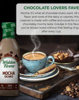 Walden Farms Mocha Coffee Creamer 12 oz Bottle Pack of 2  Rich  Smooth Vegan Paleo and Keto Friendly NonDairy Milk Substitute 0g Net Carbs  For Coffee Tea Smoothies Shakes Cocktails and More