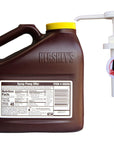 Hersheys Syrup Chocolate 7 lb 8 oz  a Sophley 33 oz 10 ml Chocolate SyrupCondiment Pump Set