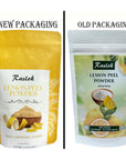 Raslok Lemon Peel Powder  100 Lemon Peel Juice Freeze Dried Powder  Rich in Natural Vitamin C Fresh Squeezed Lemon Flavor 8 oz