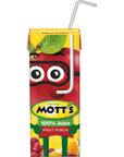 Motts 100 Percent Fruit Punch Juice 675 fl oz boxes 32 Count 4 Packs of 8