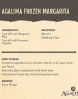 Agalima Authentic Organic Margarita Drink Mix All Natural 1 Liter 338 Fl Oz Glass Bottle Individually Boxed