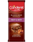 Canderel Fruit & Nuts Milk Chocolate, -100g