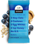 RXBAR A.M. Protein Bars, Gluten Free Snacks, Breakfast Snacks, Blueberry (6 Boxes, 30 Bars)