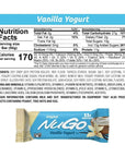 NuGo Protein Bar, Vanilla Yogurt - 15 Count (Pack of 1)