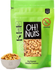 Oh Nuts Dry Roasted Unsalted Cashews  AllNatural No Additives No Salt No Oil Fresh  Healthy Protein Keto Snacks  Resealable 2Lb Bulk Bag  Low Sodium Vegan  GlutenFree Snacking