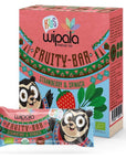 Wipala KIDS Organic Fruit Bars, Strawberry and Spinach, Vegan, Non-GMO, Healthy Snack (12 Pack)