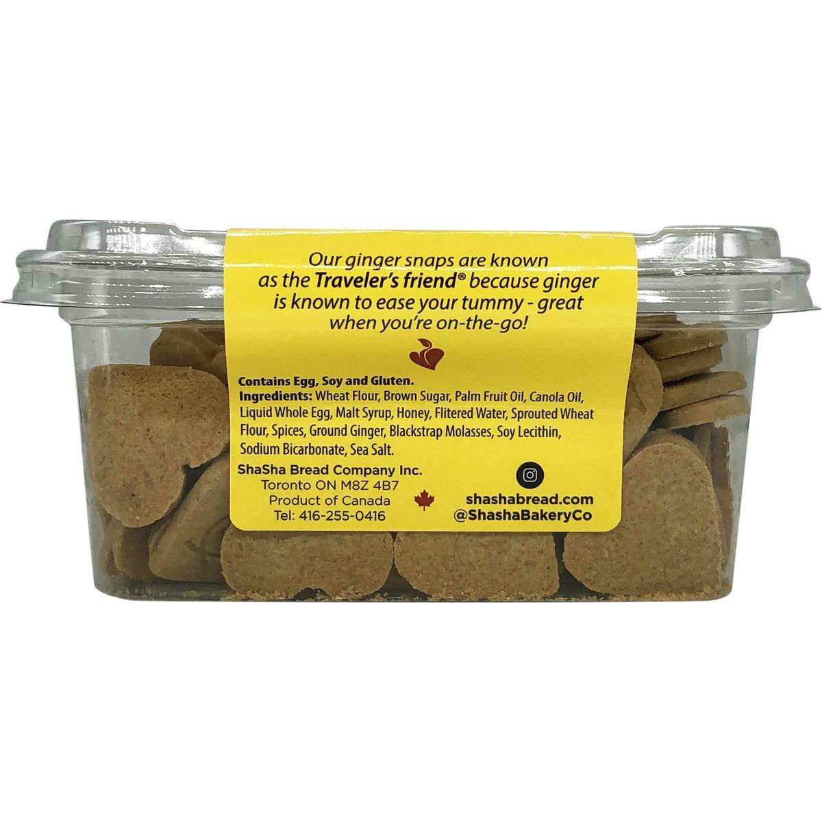 SHASHA Ginger Snap Cookies 12 OZ