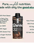 OWYN Pro Elite Plant Protein Shake Chocolate 1115 fl oz 6 Pack Every Order is Elegantly Packaged in a Signature BETRULIGHT Branded Box