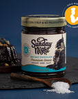 Sunday Night Sea Salt Chocolate Sauce  Luxurious Premium Quality Chocolate Ganache Premium AllNatural Dessert Topping Hot Fudge Sauce and Dipping Chocolate GlutenFree No Preservatives  10oz