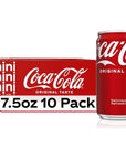 Coca-Cola Soda Soft Drink - 7.5 fl Oz (10 count)