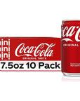 Coca-Cola Soda Soft Drink, 7.5 fl Oz (10 count)