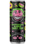 Illicit Elixirs Watermelon Lime Thirst Trap  Sparkling Juice Drink  Supports Dopamine Production  12 Pack  12 Oz Cans