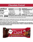 NuGo Dark Variety  Pretzel with Sea Salt 12 Bars  Peanut Butter Cup 12 Bars 12g Protein Bar Vegan Gluten Free NonGMO Kosher Pareve 24 Count Variety