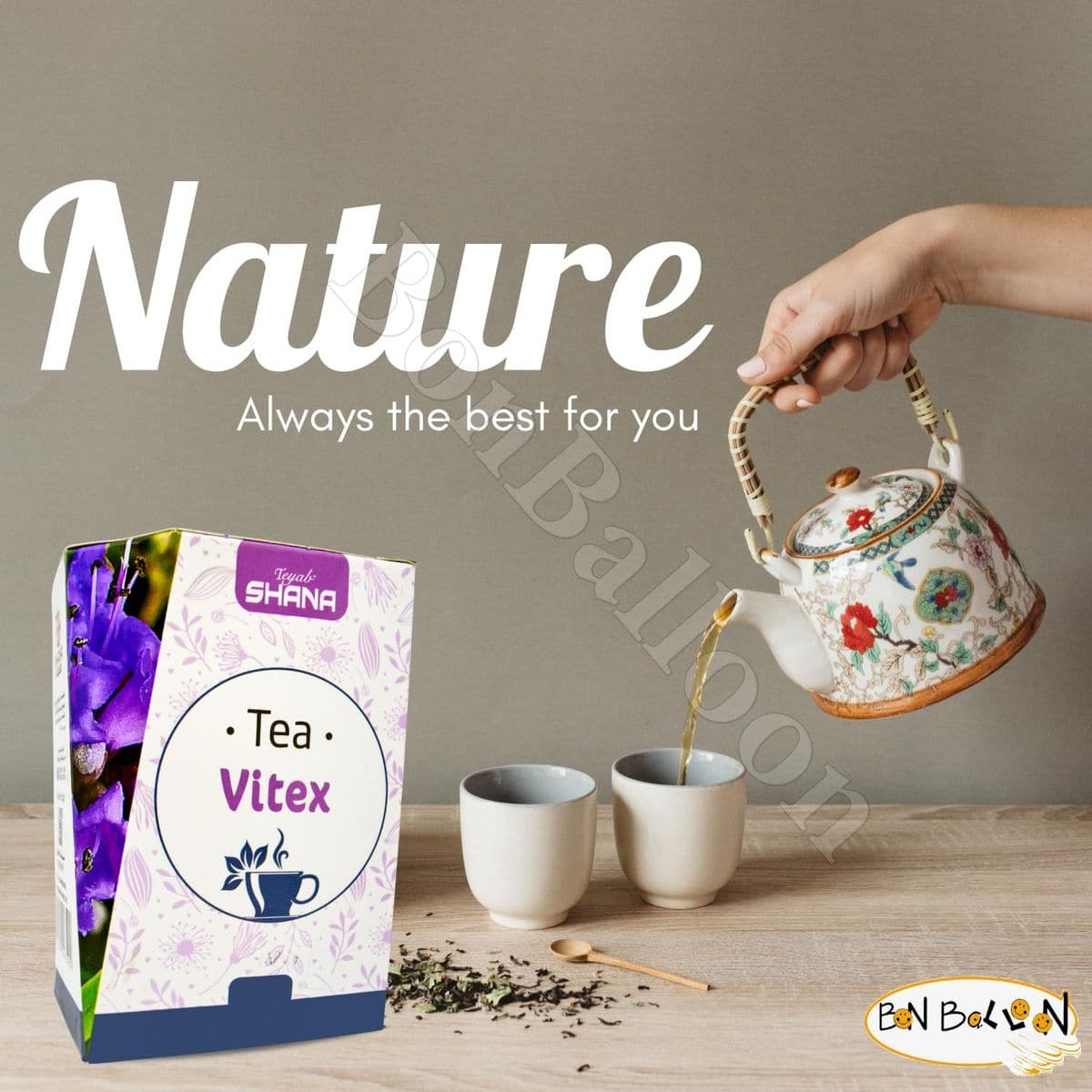 Shana Natural Drink Herbal Tea Vitex Herbal Drink Herbals Herb Herbs Non Gmo No Additives No Artificial Coloring No Caffeine Kosher Halal 264 oz  75 gm 4&#39;I CA E1JE 4&#39;FG -D&#39;D