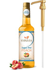 Syruvia Sugar Free Peach Syrup - 25.4 oz