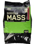 Optimum Nutrition Serious Mass Strawberry Weight Gain Protein Powder 12 lbs