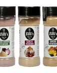 Zilli's Ginger Powder, Garlic Powder, and Onion Powder Combo (3.52oz x 3 = 10.56 oz)