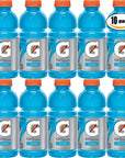 Gatorade Cool Blue Thirst Quencher 20oz Bottle Pack of 10 Total of 200 Oz