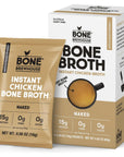 Bone Brewhouse - Unflavored Chicken Bone Broth Protein Powder - Keto & Paleo Friendly - Instant Soup Broth - 15g Protein - Natural Collagen, Gluten-Free & Dairy free - 5 Individual Packets