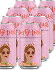 Busty Lush SHES GLAMOROUS NonAlcoholic Grapefruit Paloma Craft Mocktails feat Grapefruit Lime and Agave 8 Pack