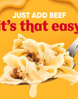 Velveeta Skillets Creamy Beef Stroganoff One Pan Dinner Kit with Cheese Sauce (Pasta & Seasonings, 11.6 oz Box)