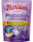 Mariani Probiotic Prunes 30 oz  Resealable Bag Dried Pitted Plums with GanedenBC30 Probiotic Cultures High Fiber Supports Digestive Health