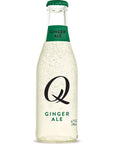 Q Mixers Premium Ginger Ale Real Ingredients  Less Sweet 67 Fl Oz 24 Bottles