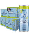 Clearly Canadian Zero Sugar Citrus Medley Sparkling Water Beverage Zero Sugar  Zero Calories 1 Case 24 cans x 12 fl oz