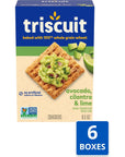 Triscuit Avocado Cilantro  Lime Whole Grain Wheat Crackers 6  85 oz Boxes