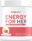 Energy for Her by Foxy Fit Energy and Recovery Suppport for Women - 30 Servings