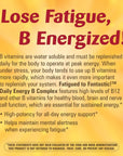 Nature's Way Fatigued to Fantastic! Daily Energy B Complex, All Day Energy Support*, 120 Capsules