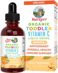 MaryRuth's Toddler Vitamin C Drops | USDA Organic Vitamin C Liquid Drops for Toddler | Ages 1-3 Years | Vitamin for Immune Support & Overall Health | Vegan | Non-GMO | Gluten Free | 30 Servings