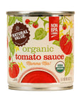 Natural Value Organic Tomato Sauce 8oz 4 Pack USDA Organic CCOF Certified Non GMO Non Intent BPA Gluten Free Vegan Kosher Naturally Derived Citric Acid