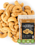 Oven Dry Roasted Fancy Cashews with Sea Salt48 oz 3 lb  Whole Cashews  No Oil  No PPO  Vegan and Keto Friendly  Made from Natural Cashews