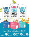 BUBBLR Sparkling Water 3 Flavors with Natural Caffeine triple berry breezr twisted elixr tropical dreamr Antioxidants 0 Sugar  12 Fl Oz Cans 12 Count