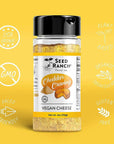 Seed Ranch - Cheddar Craving - Cheddar Cheese Powder Seasoning with Nutritional Yeast - Organic, Vegan, Nut Free, Dairy Free, Gluten Free, Whole 30, Low Carb, Paleo, Keto