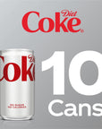 Diet Coke MiniCan 75oz 10 Pack Package May Vary